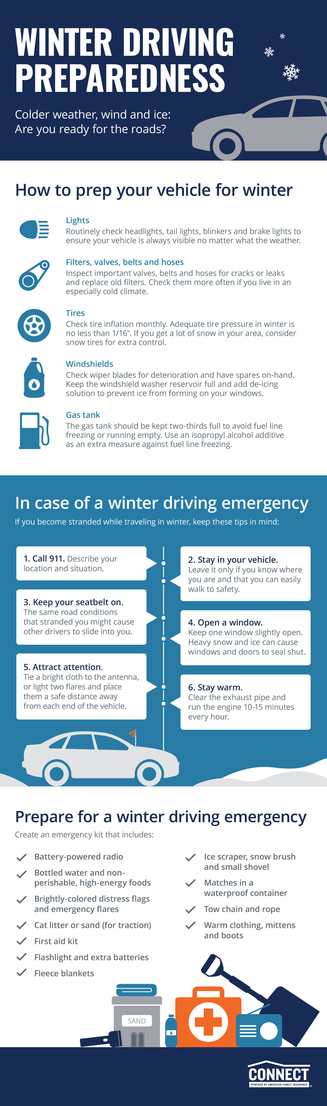how to drive in snow and ice - Basic Driving Techniques